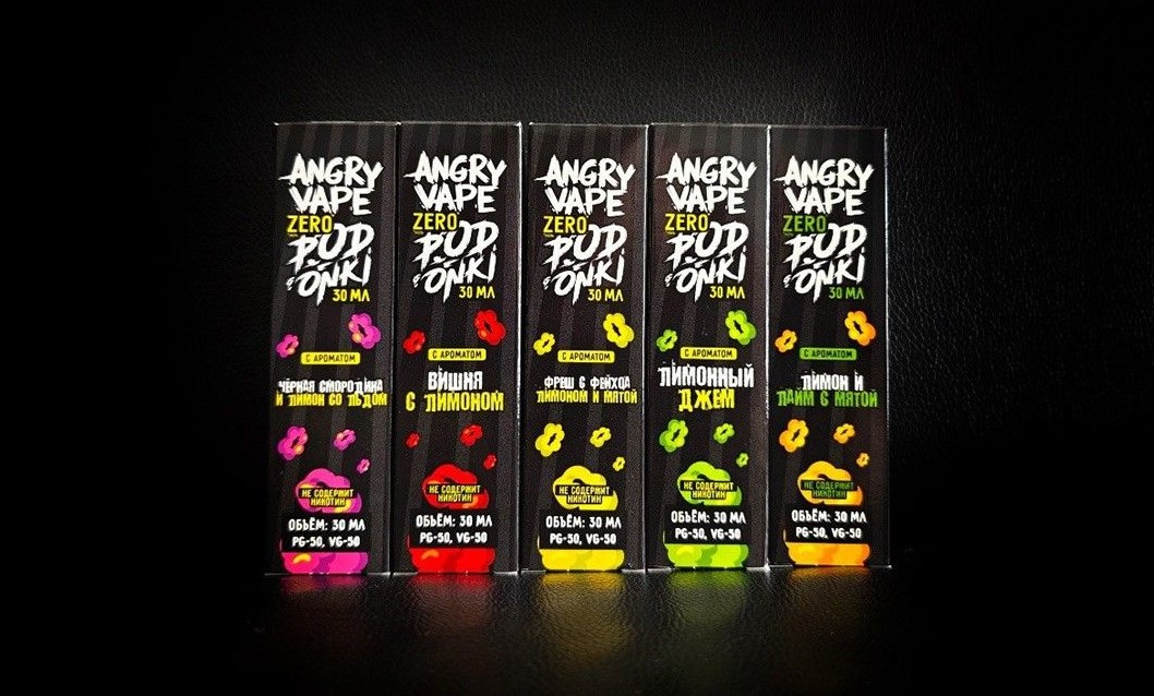 Безникотиновые Angry vape & podonki zero